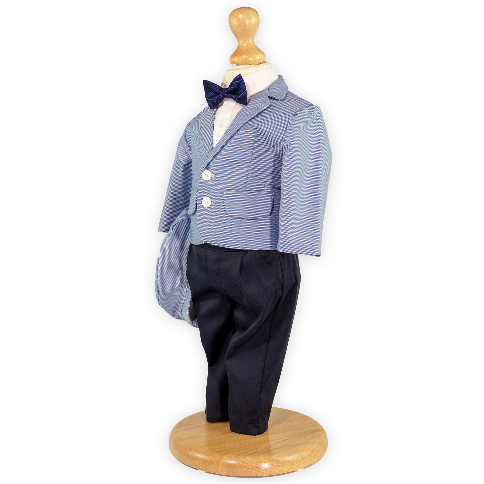 Costum Botez Baby Blue - imagine 2
