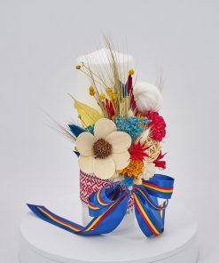 Lumanare-Botez-Traditionala-Flori-nemuritoare-2