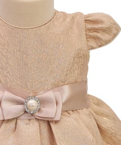 rochita botez aurie cu tulle si brocard