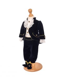 Costum botez prinț catifea