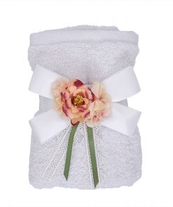 trusou botez fetita 7 piese alb
