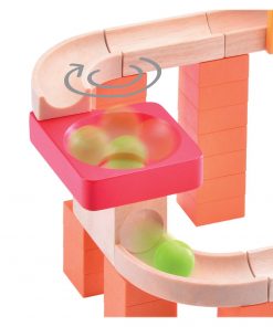 Traseu cu bile din lemn Spin & Swirl- 3-9 ani- Wonderworld-1