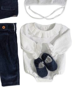 Set Complet Adam cu pantalon vesta si body bleumarin-2-1