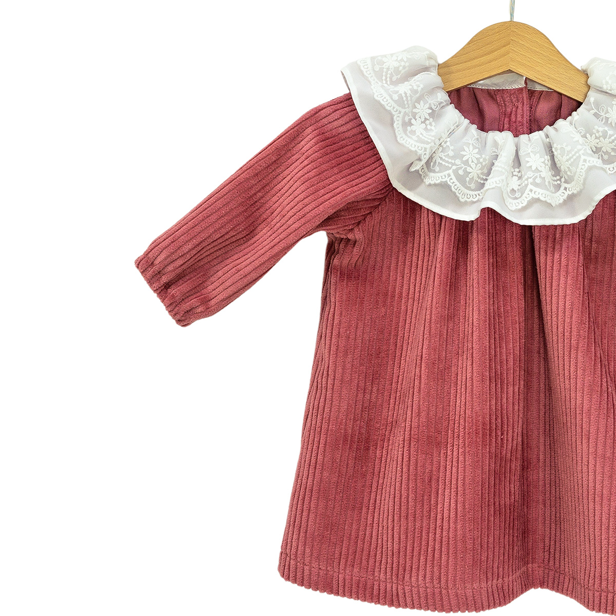 Rochita Zoe din raiat baby pink - imagine 3