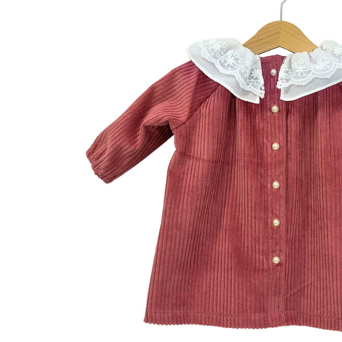 Rochita Zoe din raiat baby pink - imagine 4