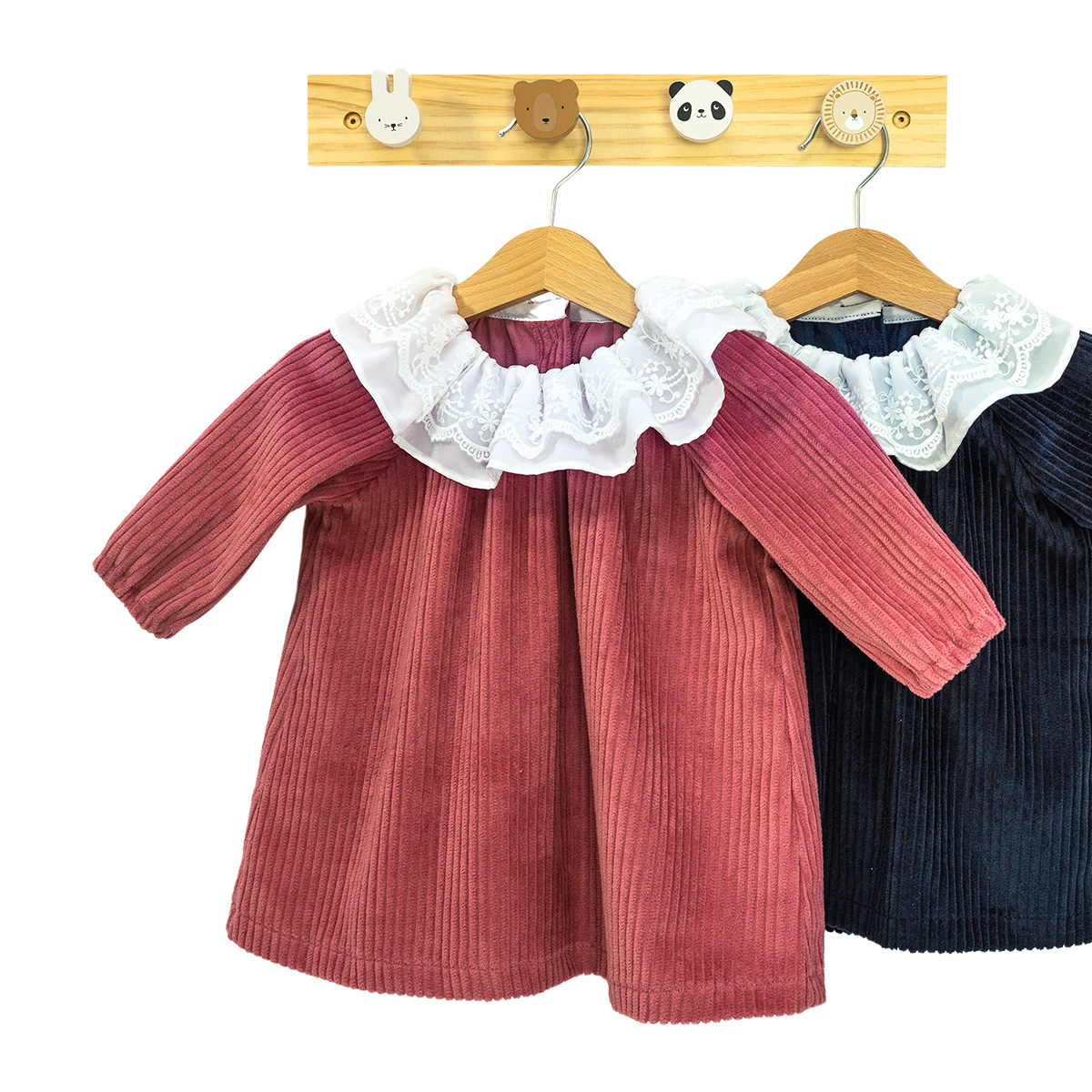 Rochita Zoe din raiat baby pink - imagine 5