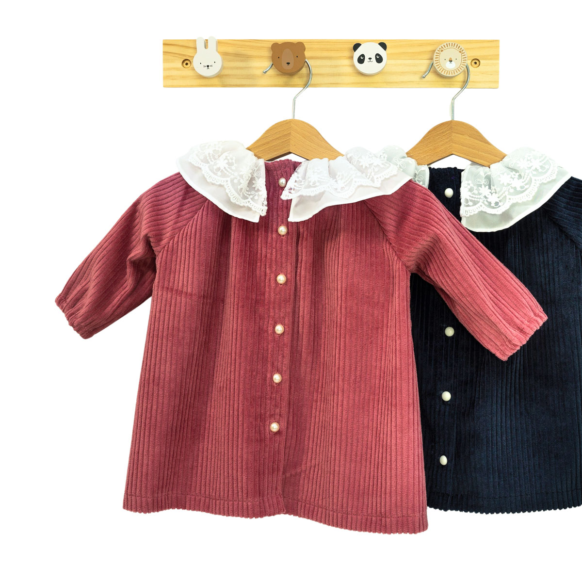 Rochita Zoe din raiat baby pink - imagine 6