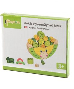 Joc de echilibru din lemn broscuta, 3-5 Ani, Montessori