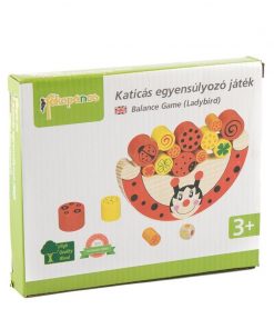 Joc lemn de echilibru Buburuza, Montessori, 3-5 Ani