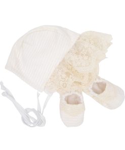Set bonetica si botosei Zoe-Alb