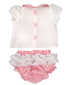 costum muselina fetite 2 piese
